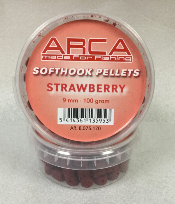 Arca softhook pellet 9mm 100gr strawberry