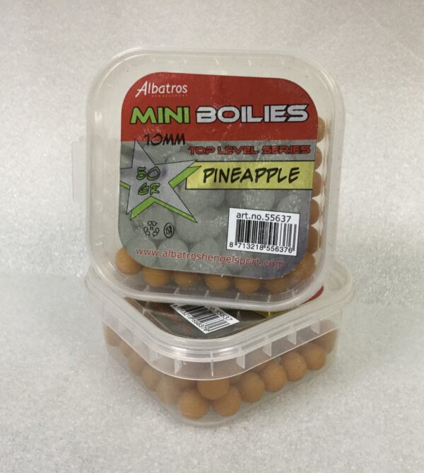 Albatros mini boilie 10mm pinneapple - Afbeelding 2