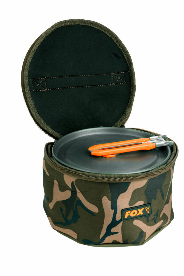 fox camo neoprene gas canister cover.